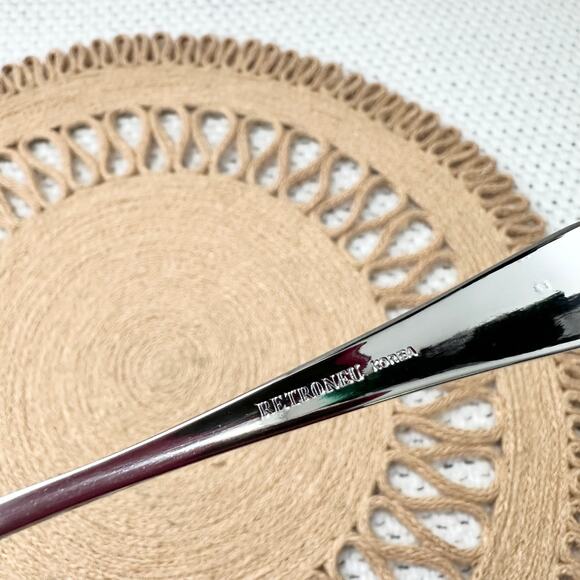 Retroneau Jamestown Stainless Steel Korea Set of 10 Rounded Bread Butter Knife - Picture 4 of 4